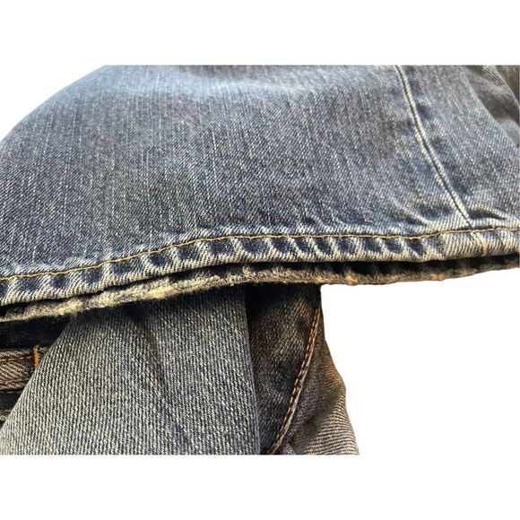 Polo Ralph Lauren Men's Blue Long Bootcut Medium Wash Denim Jeans Size 42/30 - Picture 8 of 9